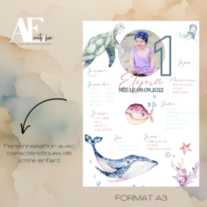 Affiche présentation enfant - A3 seule