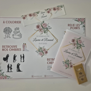 Box enfants mariage - 5 kits personnalisés